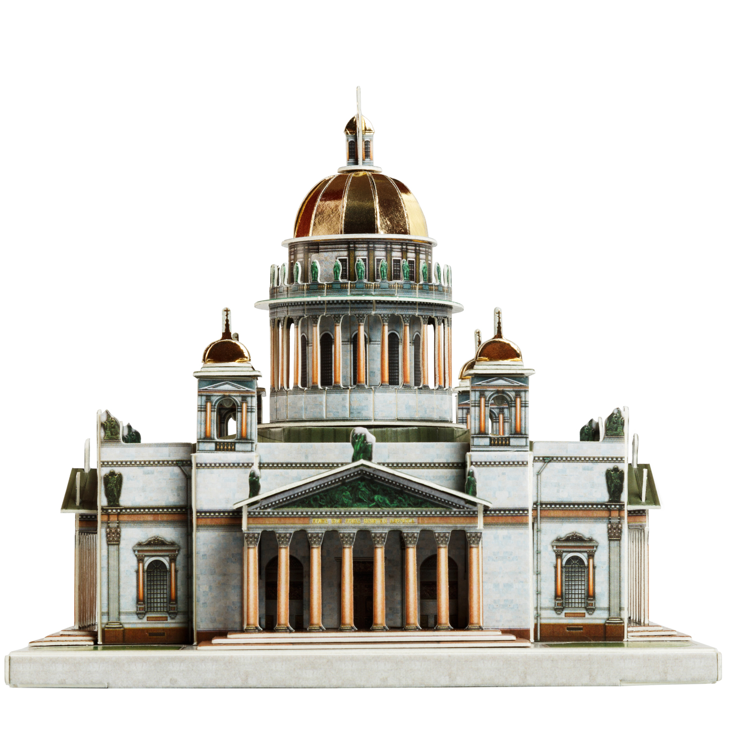 Сборная модель Умная бумага Города в миниатюре Исаакиевский собор 490 490 - фото 1
