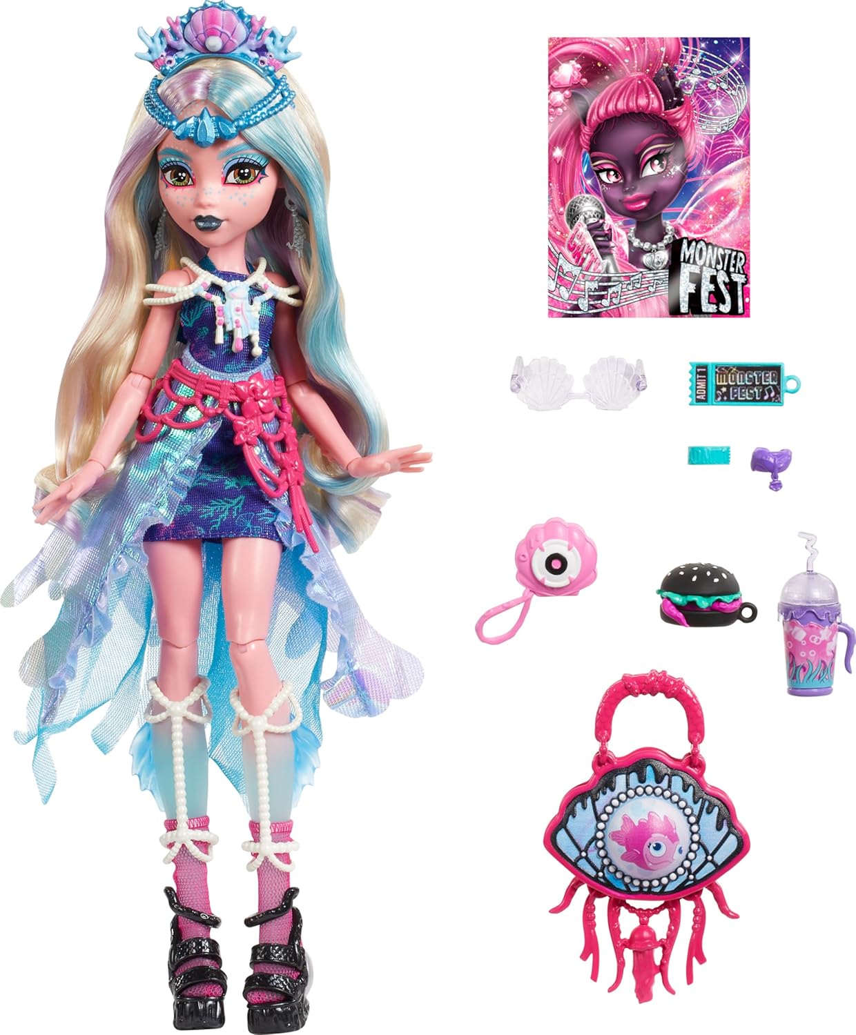 Кукла Monster High Монстр Фест Лагуна HXH82 HXH82 - фото 1