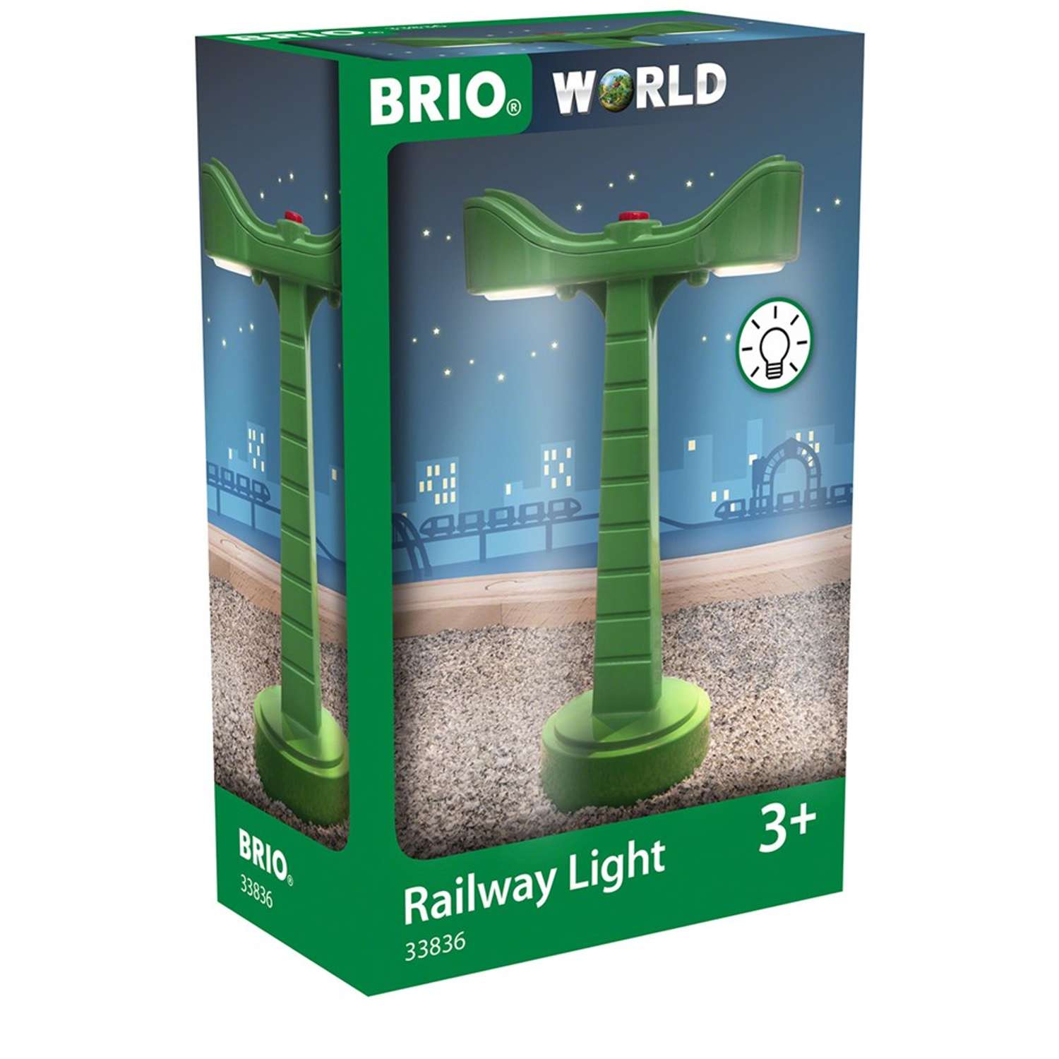 Дополнительный элемент BRIO Железнодорожный фонарный столб 33836 - фото 2