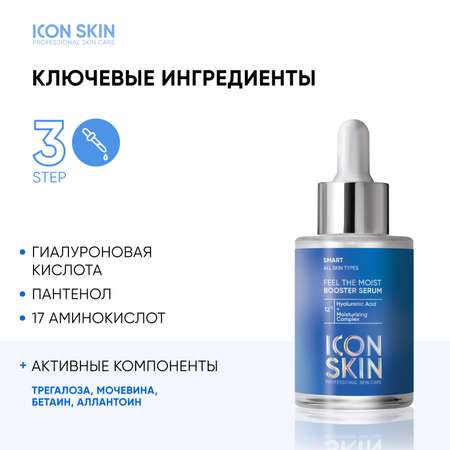 Увлажняющая сыворотка ICON SKIN Feel the Moist с гиалуроновой кислотой