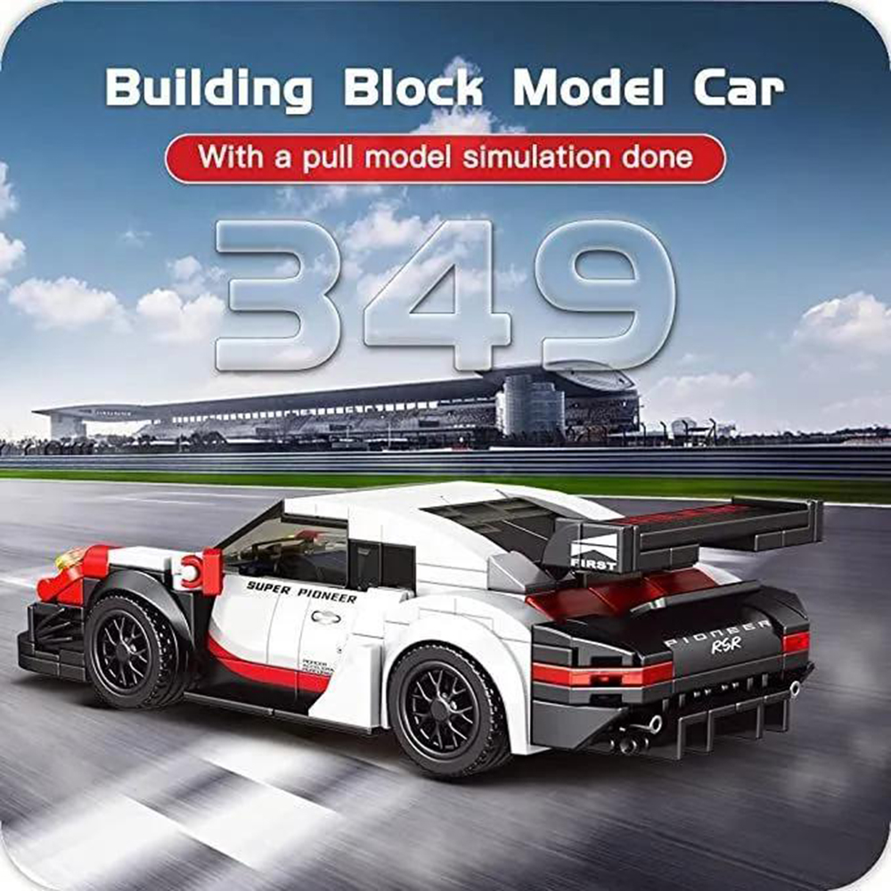 Конструктор Mould King Спорткар Porsche 911 RSR - 349 деталей - фото 1