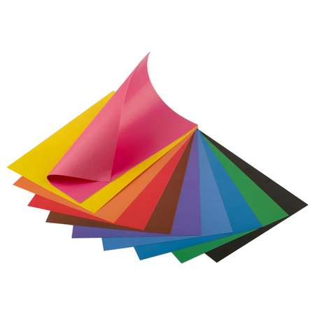Картон цветной Мульти Пульти цветной А4 двустороньний серия Чебурашка