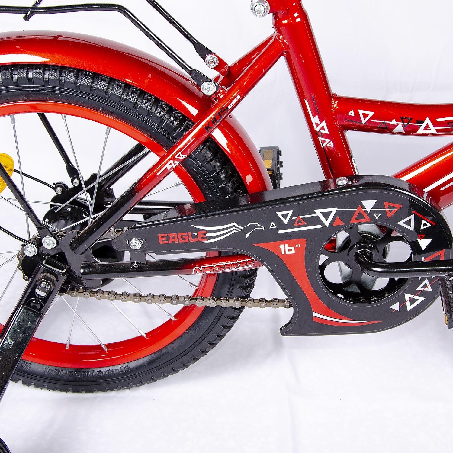 Велосипед NRG BIKES EAGLE 16 red-black - фото 8