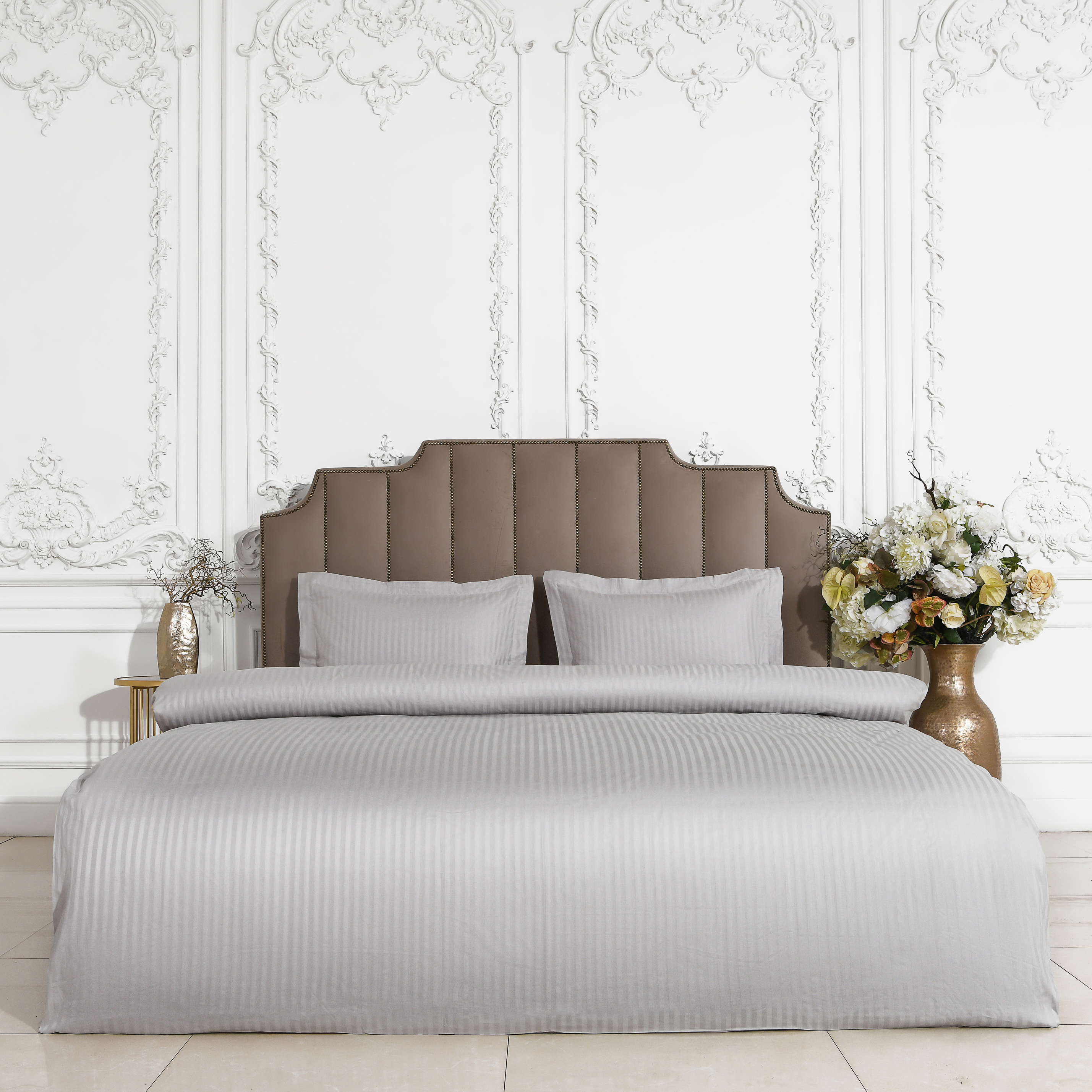 Постельное белье Arya Home Collection Отель Кинг сайз 240х200 комплект евро макси сатин наволочки 50х70 - фото 1