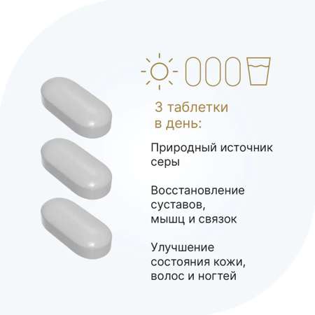 БАД Эвалар МСМ Evalar Laboratory 1000 мг таблетки 90 штук