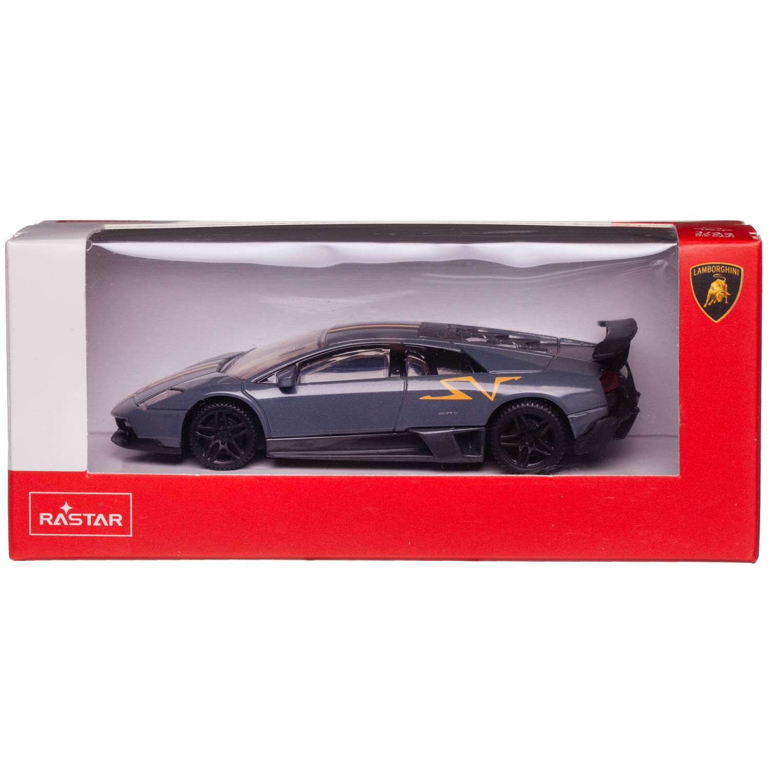 Автомобиль Rastar Lamborghini 1:43 без механизмов серый 39501GR - фото 3