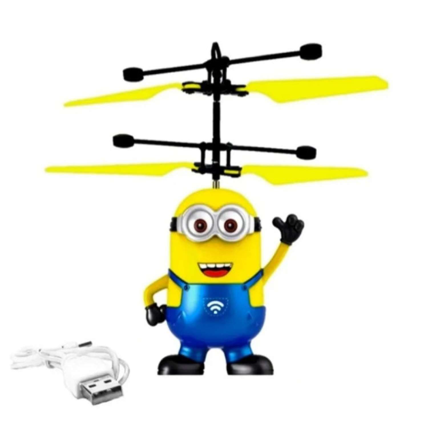 Вертолет BalaToys игрушка детский дрон летающий миньон ВертолетМиньон - фото 1
