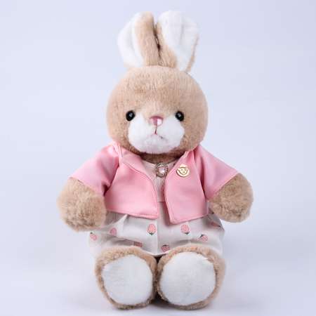 Мягкая игрушка Milo Toys «Little Friend» зайка в платье и розовой кофточке