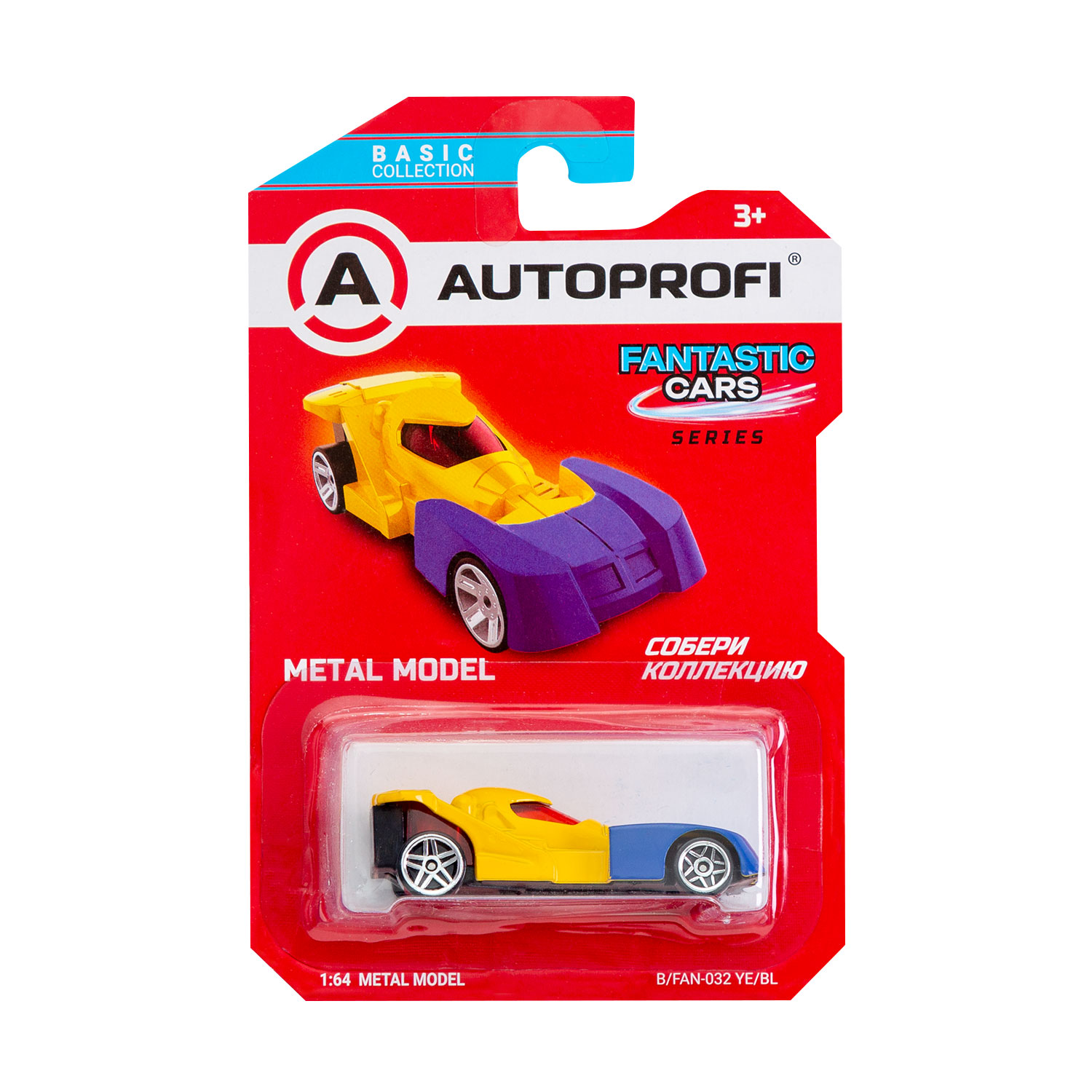 Машинка коллекционная 1:64 Autoprofi Basic серии Fantastic CAR-BASIC-01-TRU в ассортименте CAR-BASIC-01-FAN - фото 33