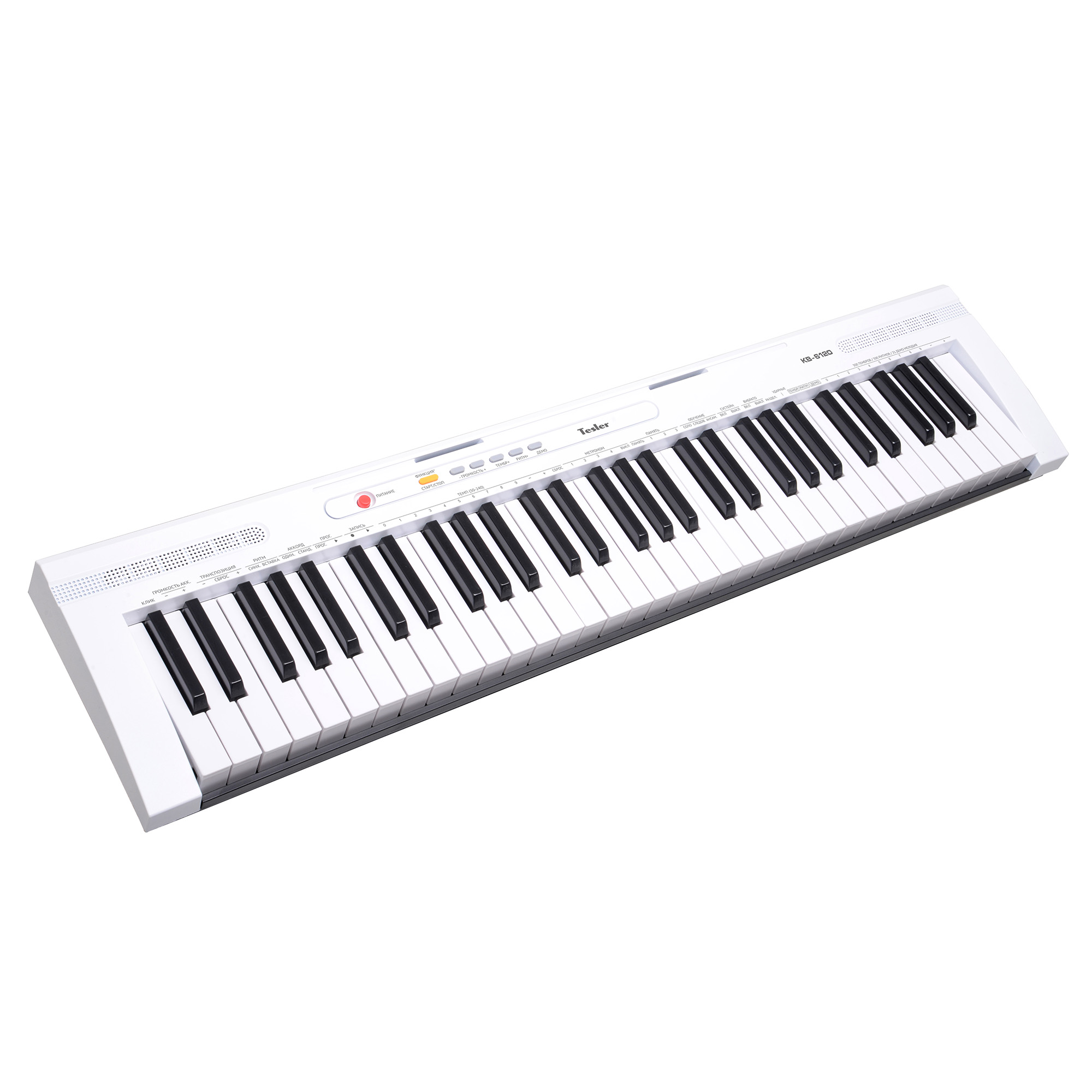 Синтезатор Tesler KB-6120 WHITE - фото 4