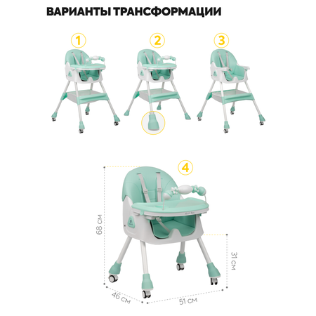 Стульчик для кормления JOVOLA Jelly Flex классический