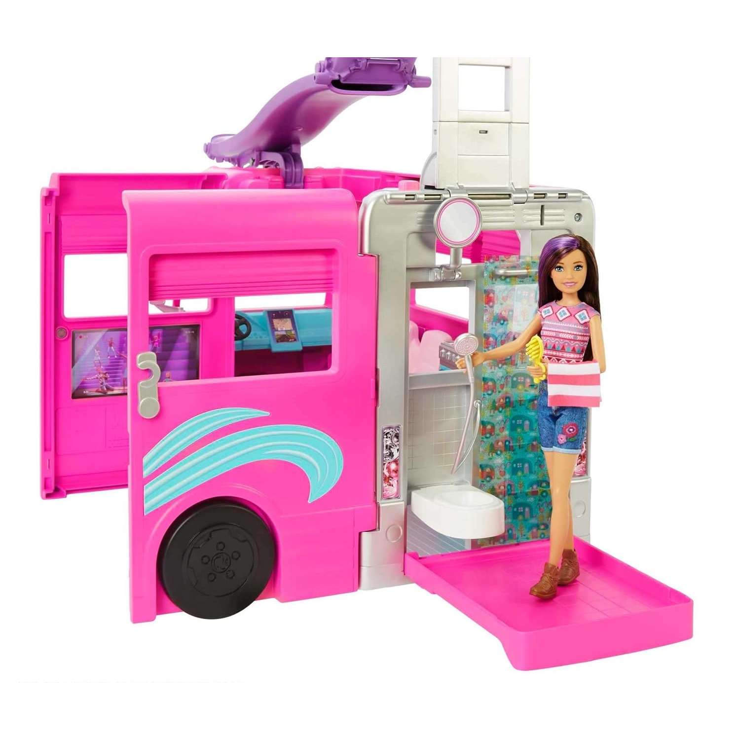 Дом для кукол Barbie на колесах HCD46 купить по цене 116490 ₸ в  интернет-магазине Детский мир