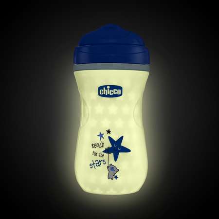 Поильник Chicco Glowing Cup Голубой 00006971200000