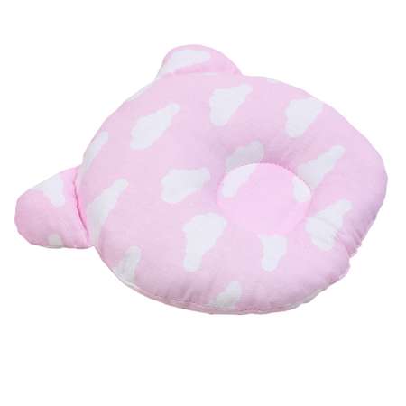 Подушка AmaroBaby анатомическая First Pillow Облака розовый