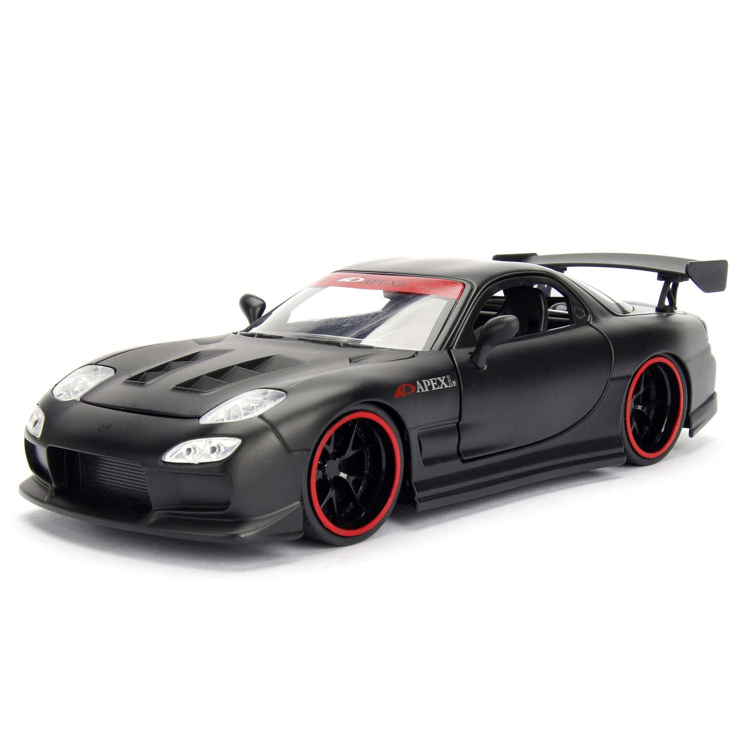 Машинка Jada 1:24 1993 Mazda Rx-7 Черная 98676 98676 - фото 1