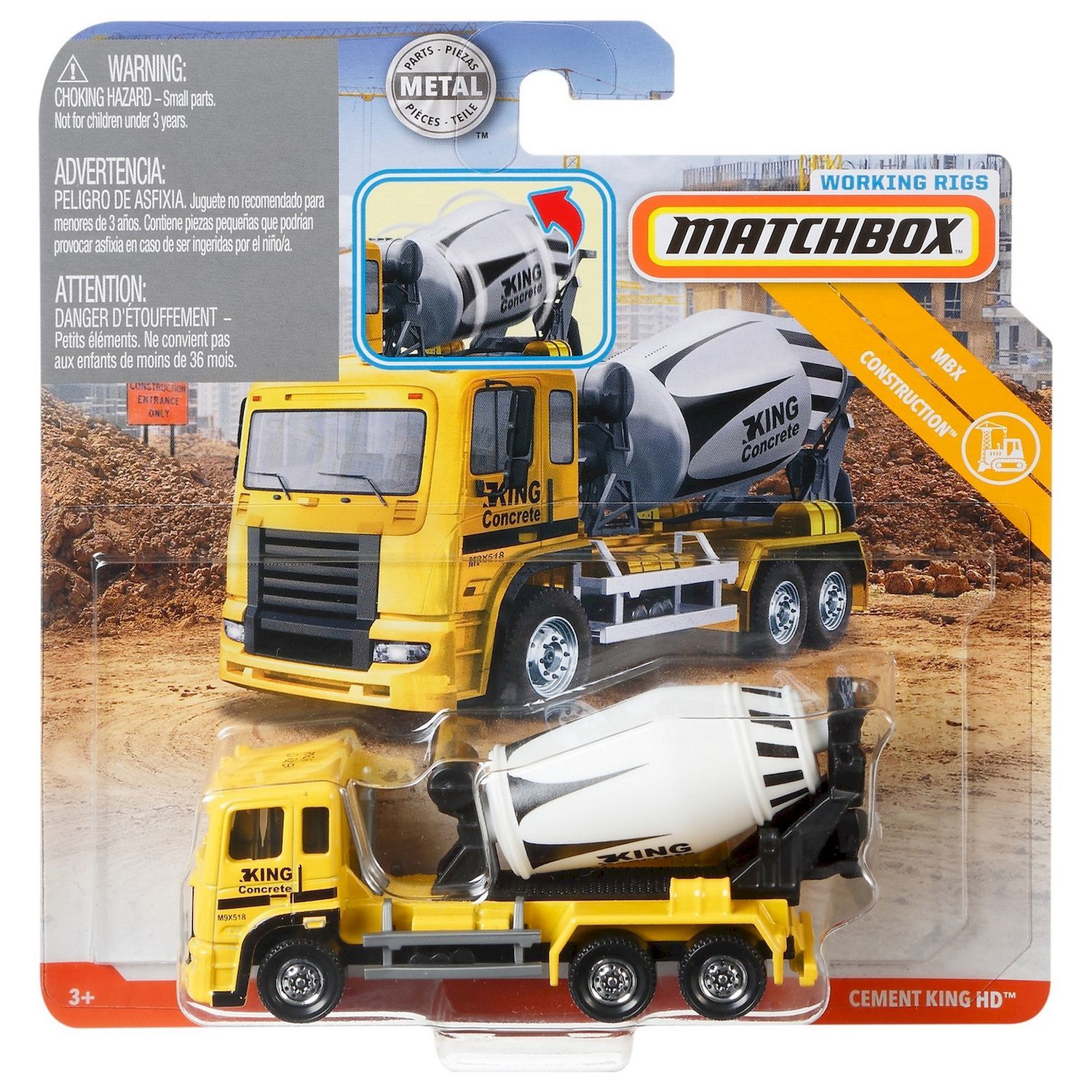 Бетономешалка Matchbox N3242 - фото 2