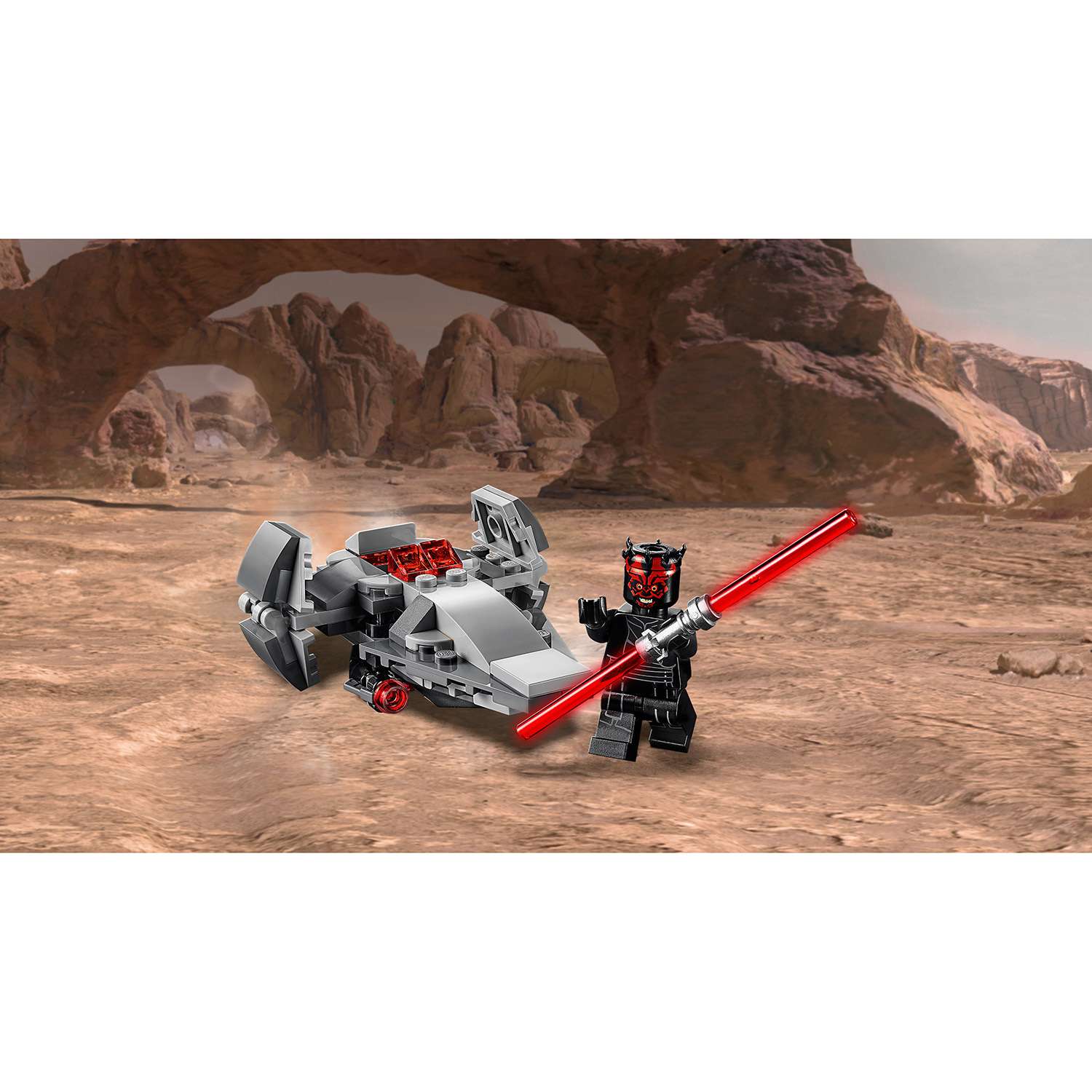 Конструктор LEGO Star Wars Микрофайтеры Корабль-лазутчик ситхов 75224 - фото 8