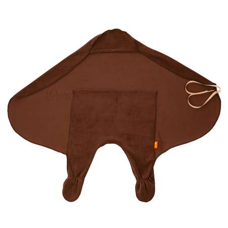 Конверт-кокон Чудо-чадо спальный мешок «Эльф» флисовый шоколад
