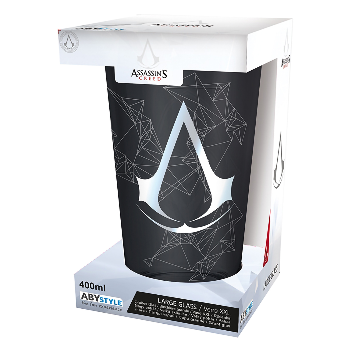 Бокал ABYStyle стеклянный Assassins Creed 400 ml BYVER118 - фото 2