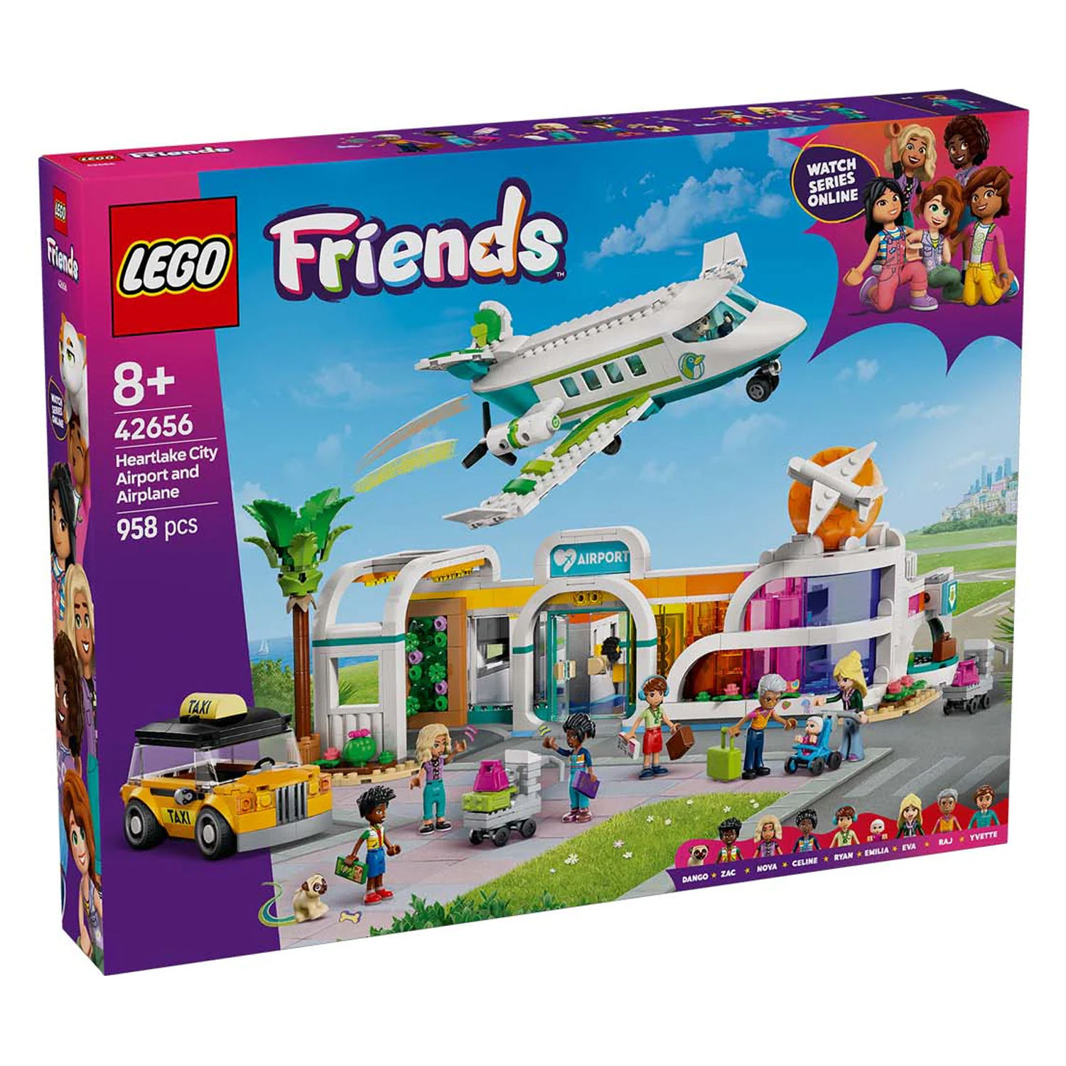 Конструктор детский LEGO Friends Аэропорт Хартлейк-Сити и самолет - фото 12