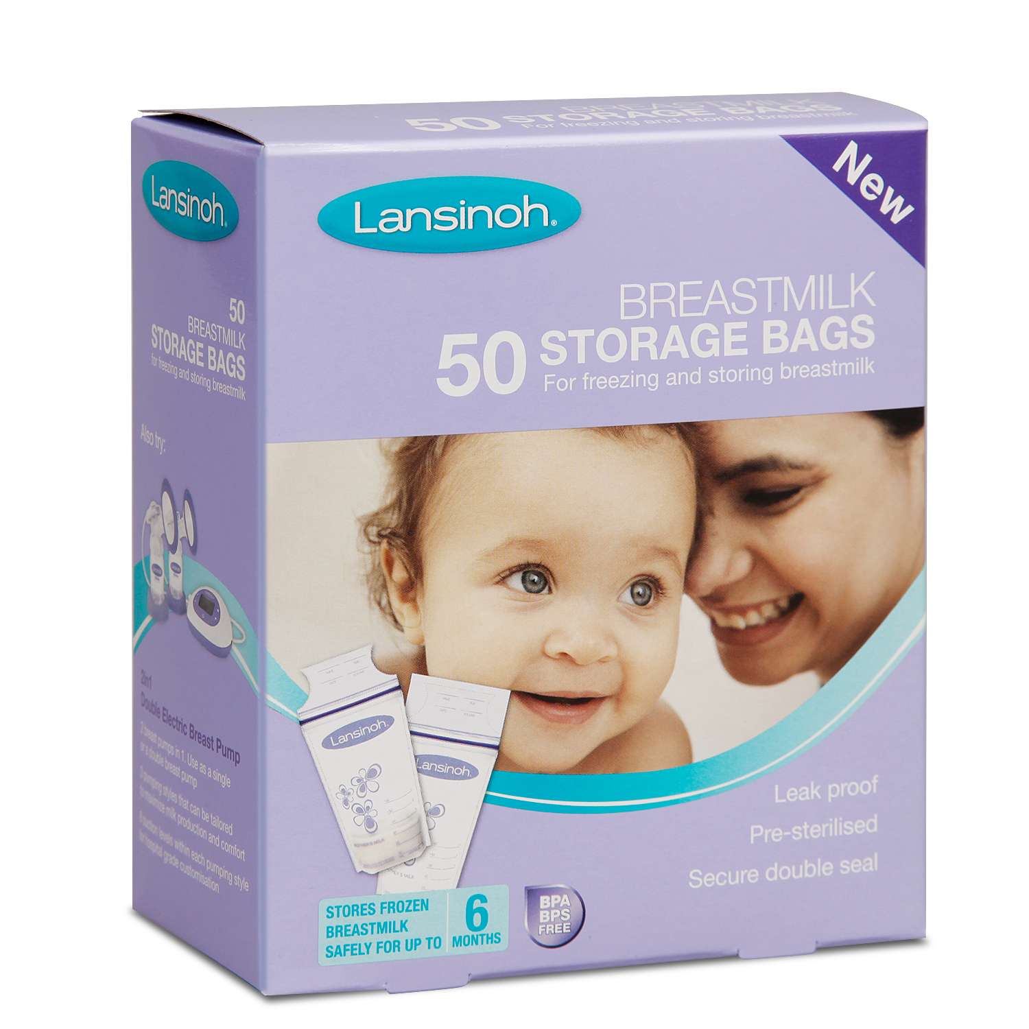 Пакеты для грудyного молока Lansinoh 50шт 39585006 - фото 1