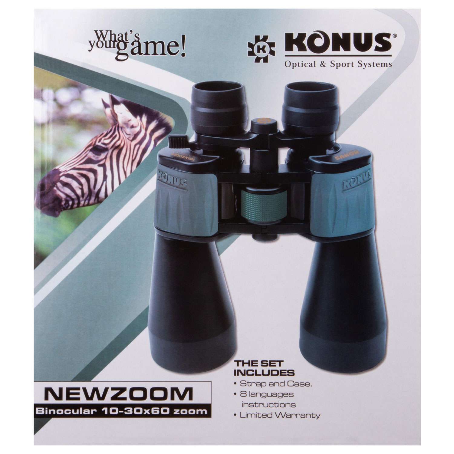 Бинокль Konus NewZoom 10–30x60 - фото 13