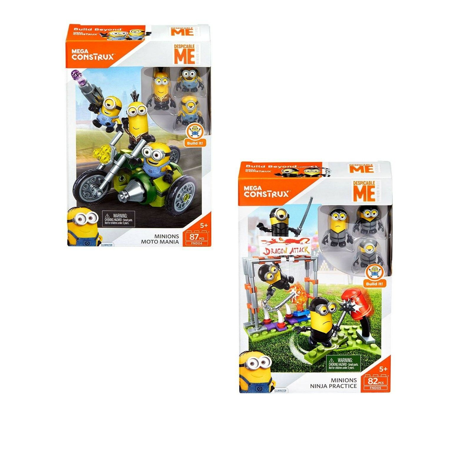 Mega bloks lego minions hotsell