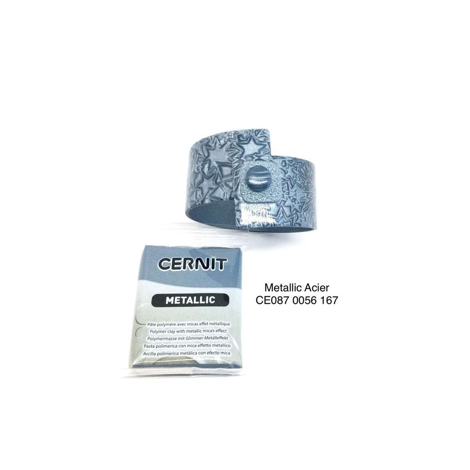 Полимерная глина Cernit пластика запекаемая Цернит metallic 56 гр CE0870068 - фото 13