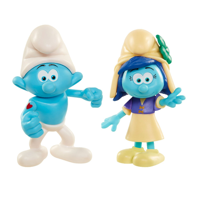 Набор из 2-х фигурок Smurfs Силач и Буря 5 см - фото 2