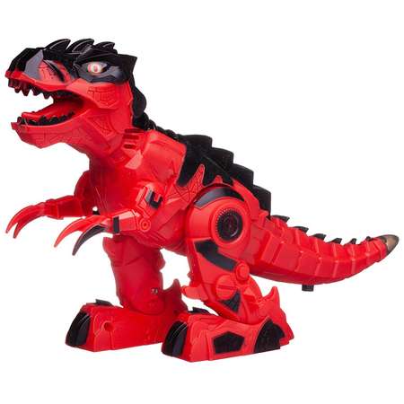 Динозавр робот Junfa Тираннозавр красный электромеханический Свет Звук