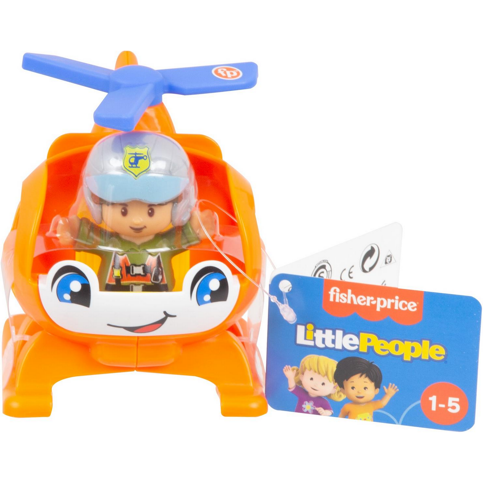 Игрушка Fisher Price Вертолет с фигуркой GTT72 - фото 2