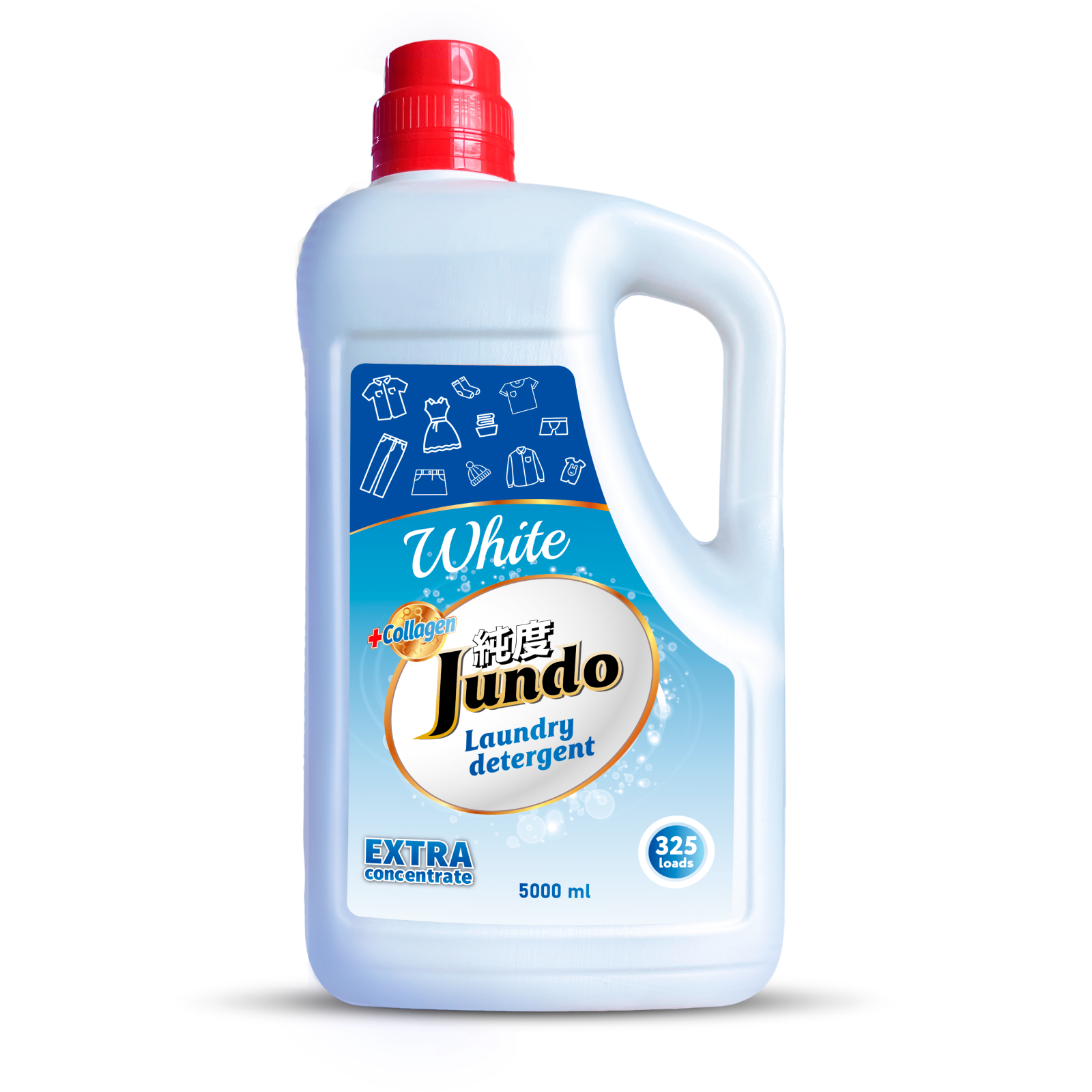 Гель для стирки Jundo White для белого белья 5 л концентрат - фото 9