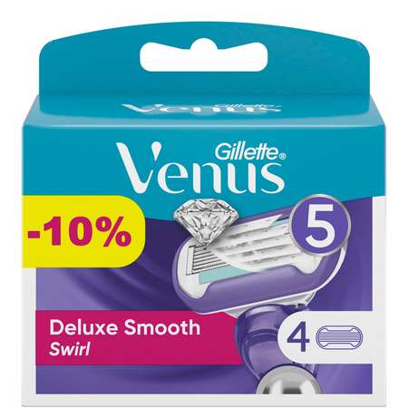 Сменные кассеты для бритья Venus Gillette Venus Deluxe Swirl-4