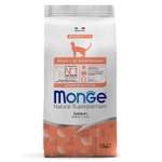 Корм для кошек MONGE Cat Monoprotein взрослых лосось 1.5кг