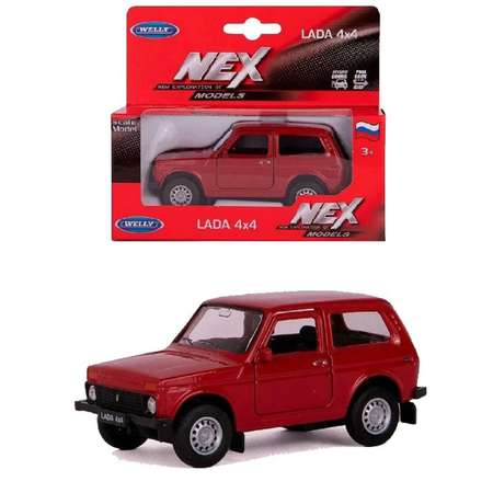 Автомобиль Welly LADA LADA Niva 1:38 красный