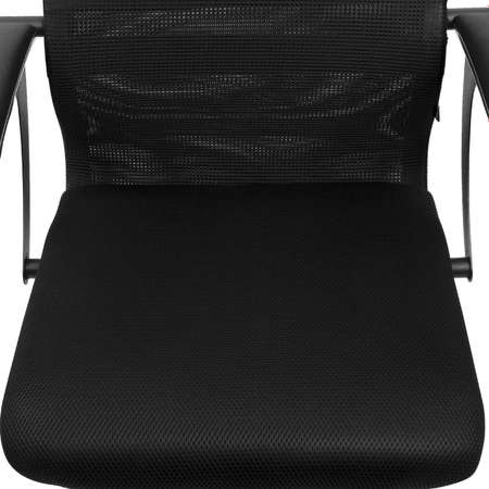 Кресло компьютерное Brabix игровое офисное на колесиках тканевое черное