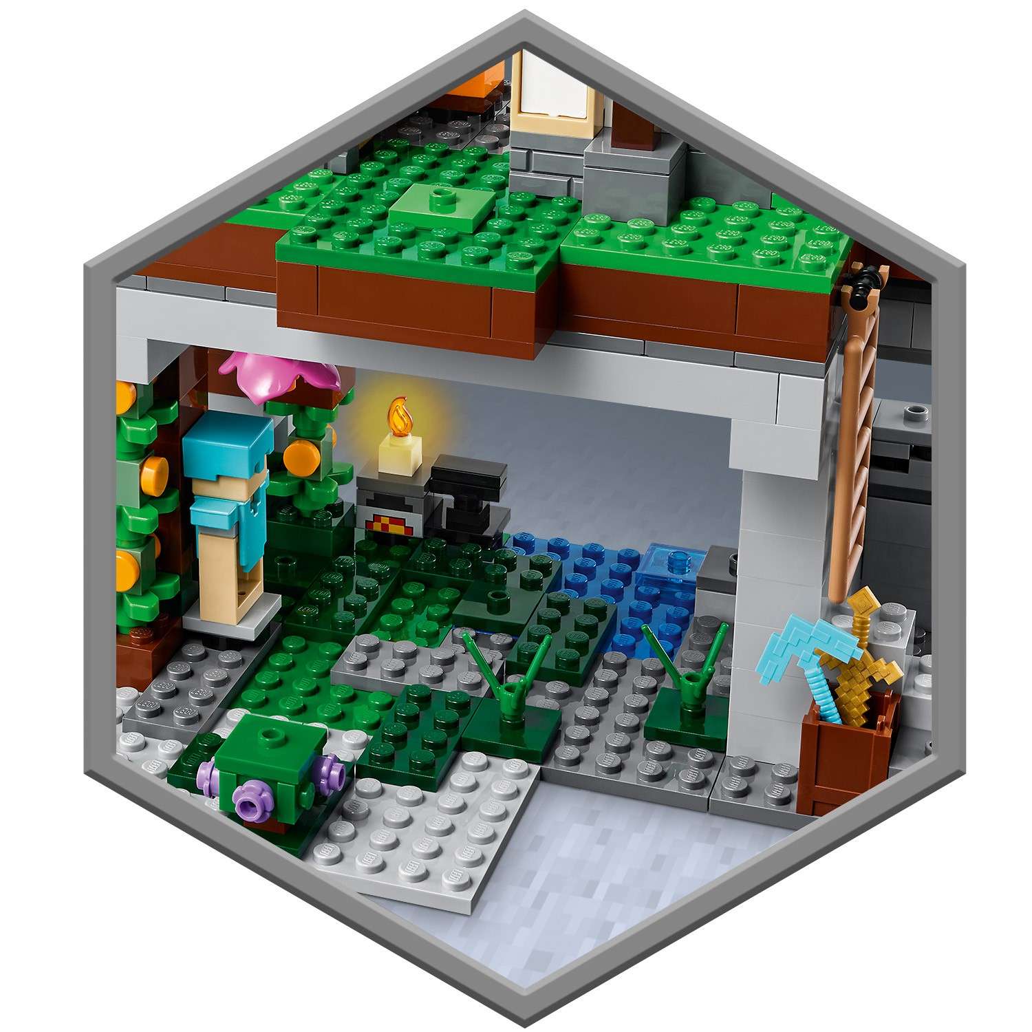 Конструктор LEGO Minecraft Площадка для тренировок 21183 - фото 6