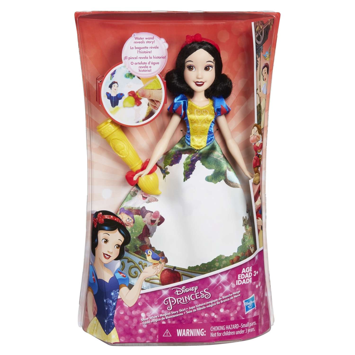 Кукла Princess Hasbro в юбке с проявляющимся принтом Белоснежка B6851EU40 B5295EU6 B5295EU6 - фото 3