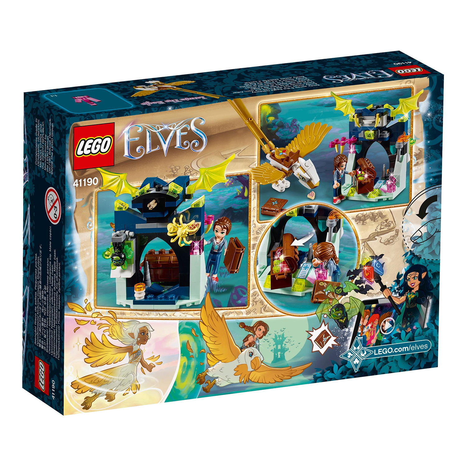 Конструктор LEGO Побег Эмили на орле Elves (41190) купить по цене 99 ₽ в  интернет-магазине Детский мир