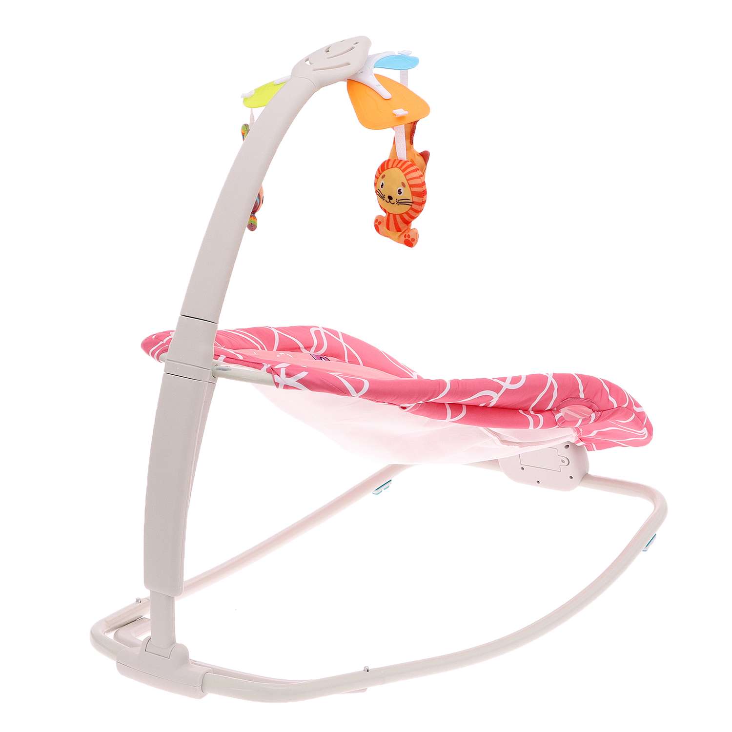 Музыкальное кресло-качалка Sima-Land для новорожденных цвет розовый 9934798 - фото 3