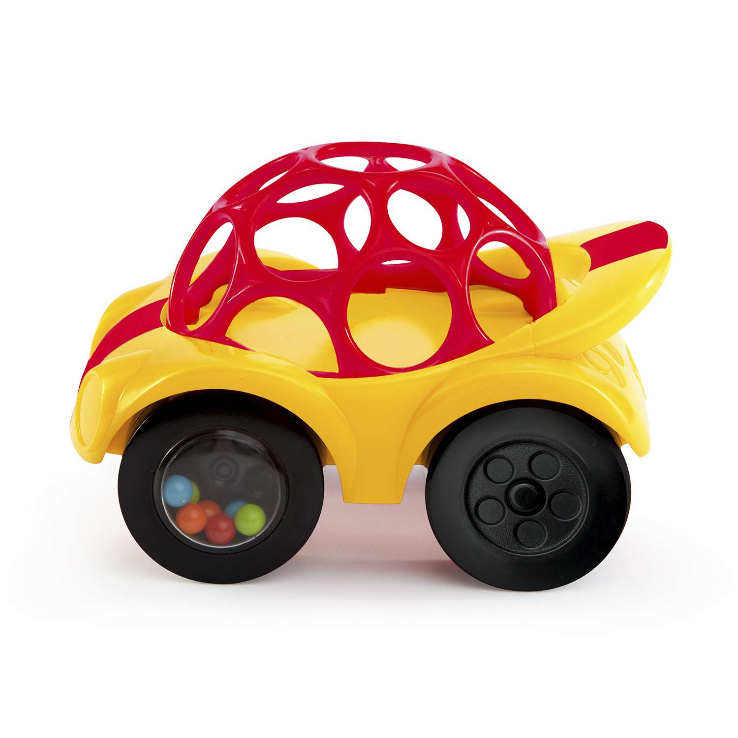 Игрушка развивающая Oball O-ball Машинка Желтая - фото 1