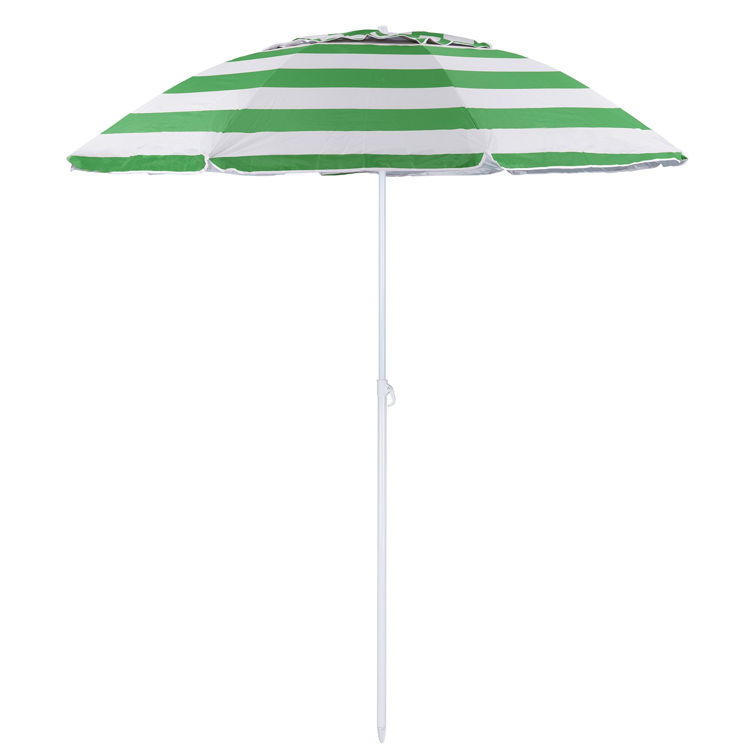 Зонт пляжный BABY STYLE солнцезащитный зонт большой садовый с клапаном 2.2 м зеленый - фото 1