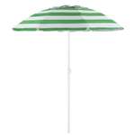 Зонт пляжный BABY STYLE солнцезащитный зонт большой садовый с клапаном 2.2 м зеленый