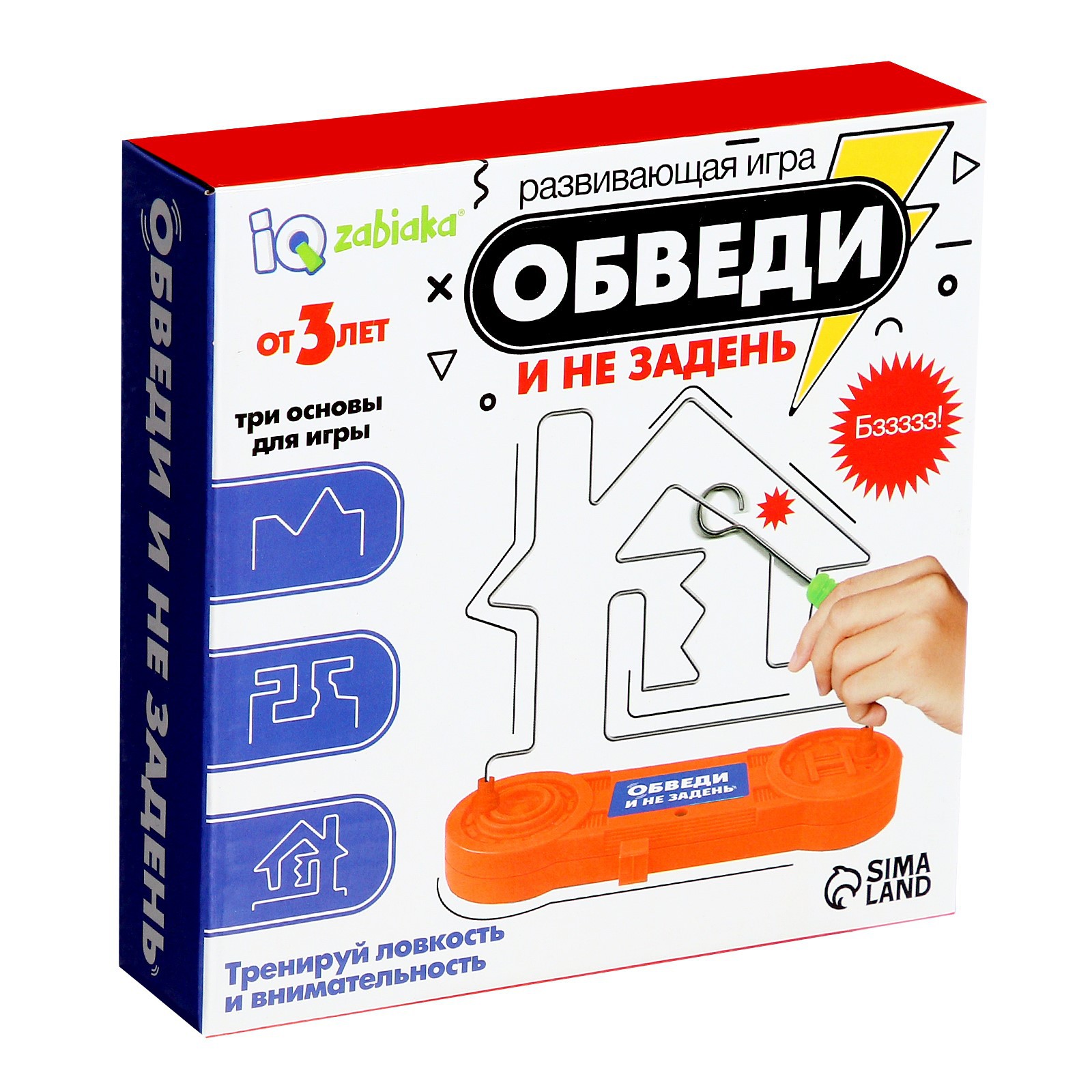 Развивающая игра IQ-ZABIAKA «Обведи и не задень» купить по цене 398 ₽ в  интернет-магазине Детский мир