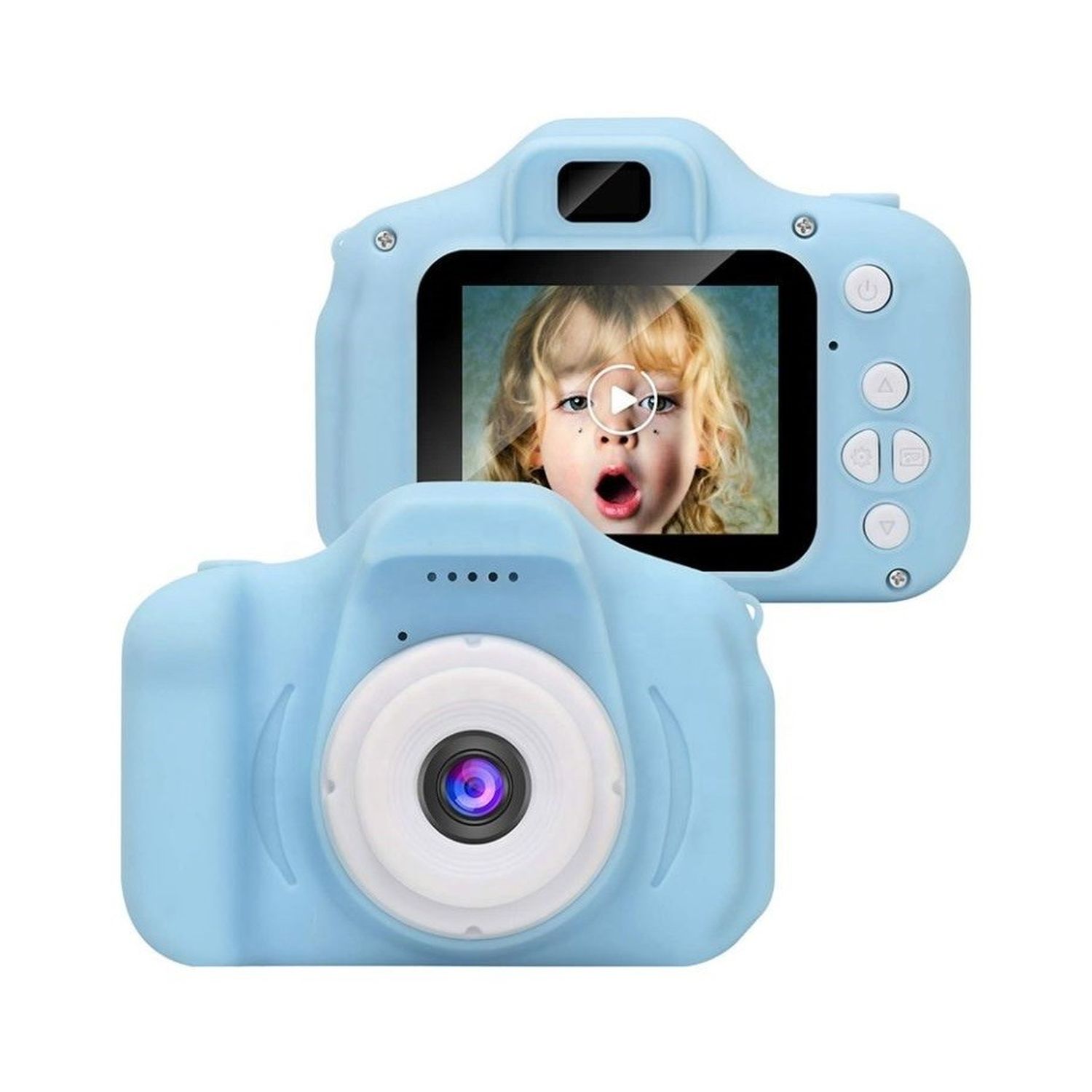 Фотоаппарат Uniglodis детский цифровой мини голубой - фото 2