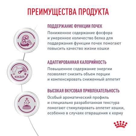 Корм для кошек ROYAL CANIN renal с рыбой 85г пауч