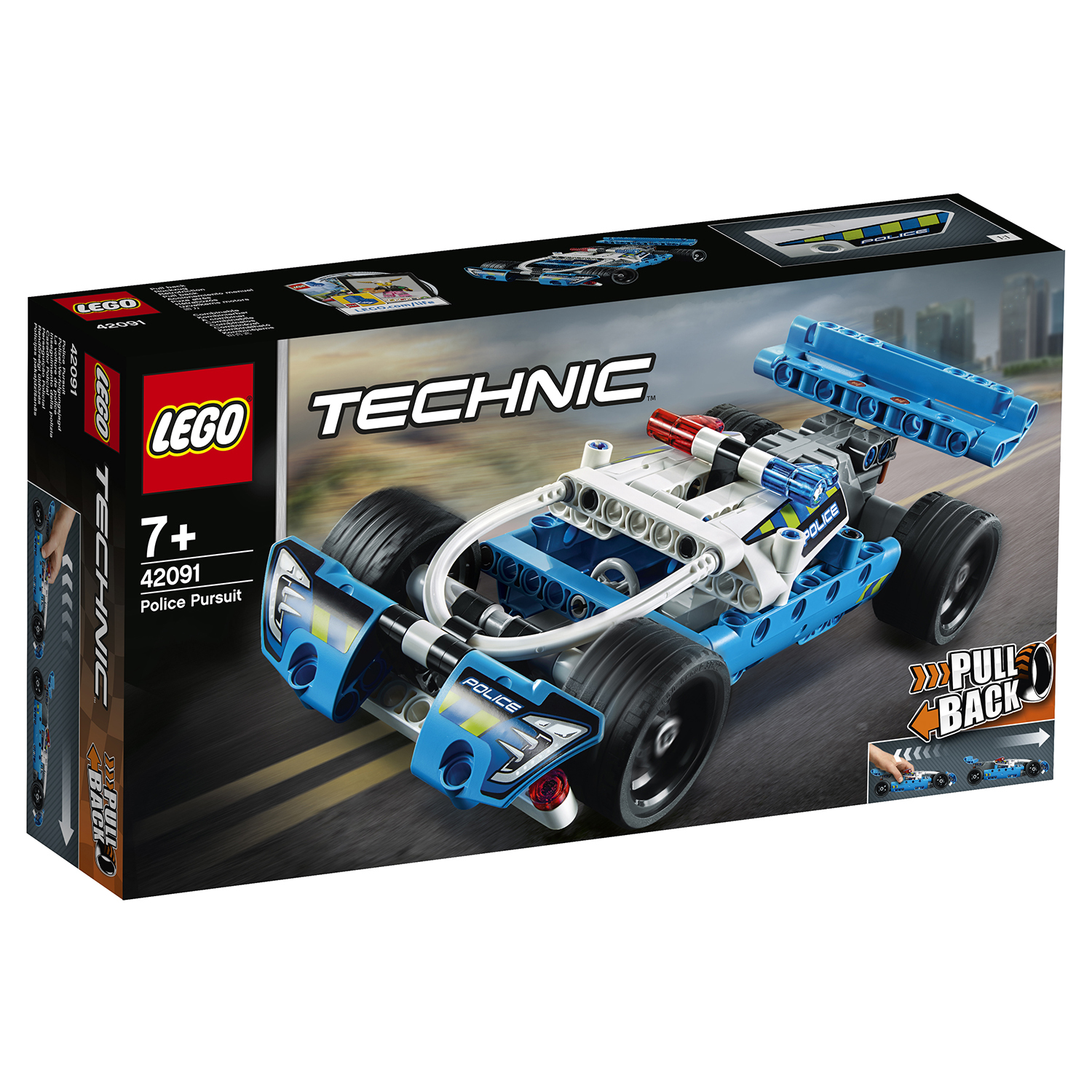 Конструктор LEGO Technic Полицейская погоня 42091 купить по цене 1499 ₽ в  интернет-магазине Детский мир