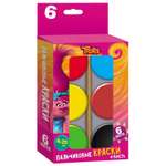 Краски пальчиковые DreamWorks TROLLS 6 цветов 25 мл + кисть