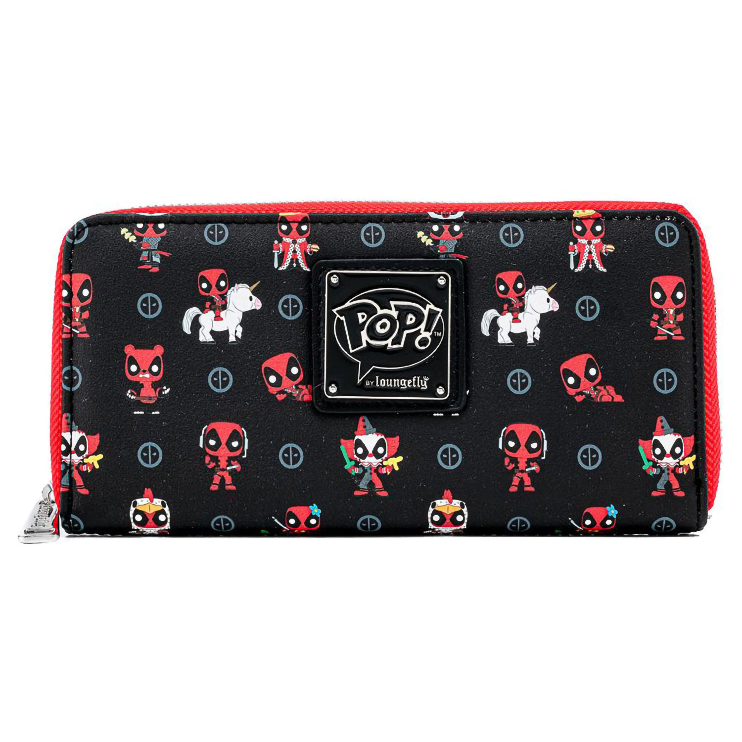 Кошелек Funko Loungefly Marvel Deadpool 30th Anniversary AOP Zip Around Wallet MVWA0142 - фото 1