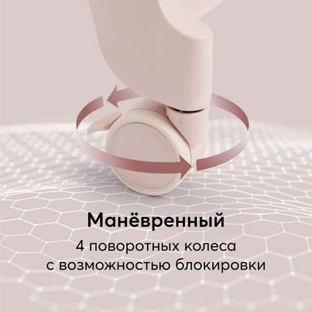 Стул для кормления Happy Baby Berny lux Rose new